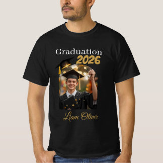 T-shirt Custom Graduation Photo Shirt Class of 2026