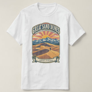 T-shirt Custom Great Sand Dunes Parc national du Colorado