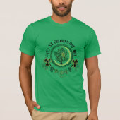 T-shirt Custom Green Sharmrock Arbre de vie (Devant)