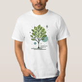 T-shirt Custom Greenleaf Nursery Branding  (Devant)