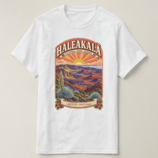 T-shirt Custom Haleakala Parc national Hawaï