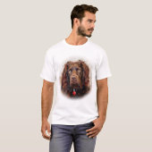 T-shirt Custom Impressionist Boykin Spaniel Portrait (Devant entier)