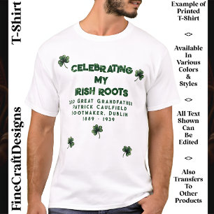 T-shirt Custom, Irish Roots, Family, St Patrick’s Day 09