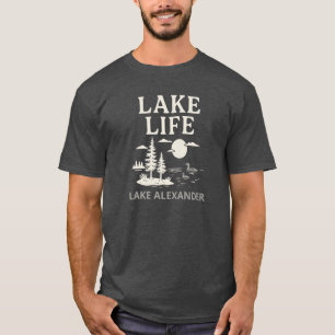 T-shirt Custom Lake Life Hommes