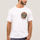 T-shirt Custom Logo and Text Business (Devant)