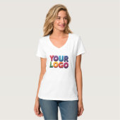 T-shirt Custom Logo|Upload Your Logo | Business & Brand  (Devant entier)