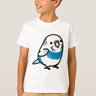 T-shirt CUSTOM M. Blue le Chubby Budgie