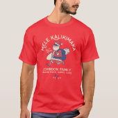 T-shirt Custom Mele Kalikimaka Père Noël Noël hawaïen (Devant)