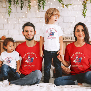 T-shirt Custom Mele Kalikimaka Père Noël Noël hawaïen