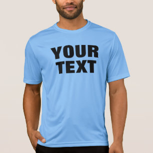 T-shirt Custom Modern Big Police Text Argent Mens Activewe
