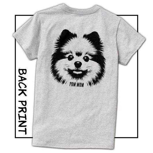 T-shirt Custom Name Or Text Pop Art Pomeranian Mom