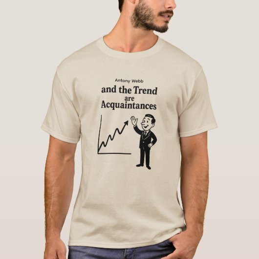 T-shirt Custom Name Trend Chart Funny Trader (Devant)