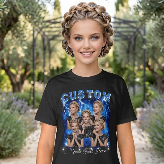 T-shirt Custom Photo 90's Bootleg Rap