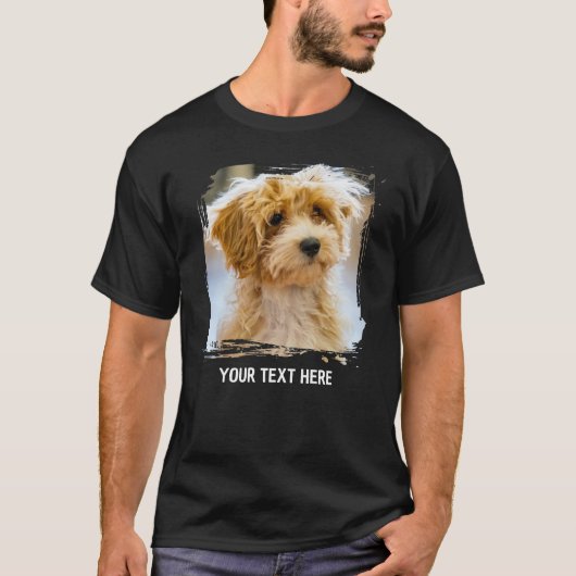 T-shirt Custom Photo and Text (Devant)