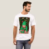 T-shirt Custom photo and text Christmas (Devant entier)