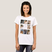 T-shirt Custom Photo Collage Personalized Picture Family (Devant entier)