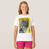 T-shirt Custom Photo Name Text Personalized  (Devant entier)
