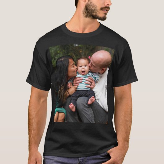 T-shirt Custom Photo Personalized (Devant)