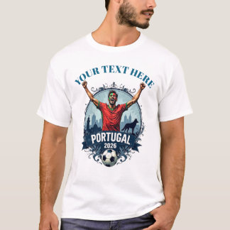 T-shirt Custom Portugal Soccer Football Team Supporters