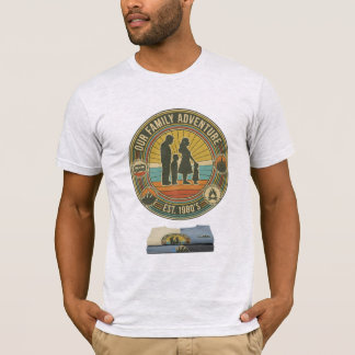 T-shirt Custom Retro Family Tee: Personalized Vintage Styl