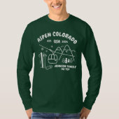 T-shirt Custom Ski Trip Family Friends Group Matching (Devant)