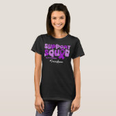 T-shirt Custom Team Support Squad for Epilepsy (Devant entier)