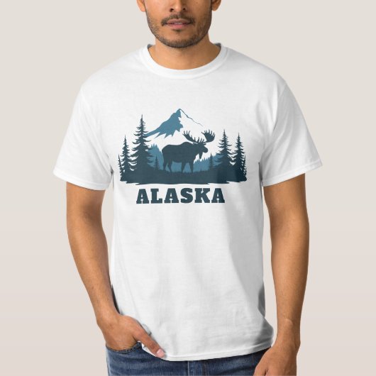 T-shirt Custom Text ALASKA (Devant)