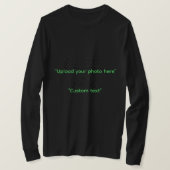 T-shirt Custom Text & Upload Your Photo Personalized (Design devant)