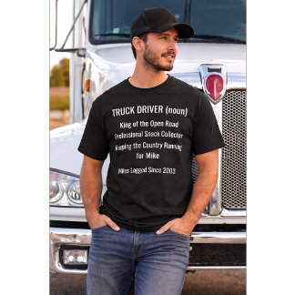 T-shirt Custom Truck Driver Definition Shirt Gift