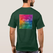 T-shirt Custom Upload Business Company Logo to Men's Work (Dos)