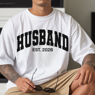T-shirt Custom Varsity Shirt for Wife and Husband Gift