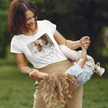 T-shirt Custom We Love You Mommy Photo<br><div class="desc">Un t-shirt de maman personnalisée avec une photo familiale précieuse des enfants,  une couverture de coeur mignonne,  le dicton "nous t'aimons maman",  et les noms des enfants.</div>