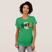 T-shirt Custom WTF est un peu irlandais Humour - Les femme (Devant entier)