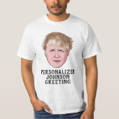 T-SHIRT CUSTOMISÉ BORIS JOHNSON (Devant)