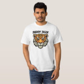 T-shirt Customisé Daddy Tiger (Devant entier)