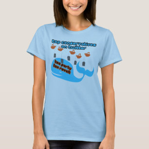 T-shirt customisé de révolte des contribuables d