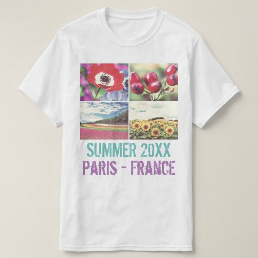 T-shirt Customiser personnalisez votre propre photo (Design devant)