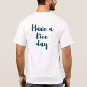 T-shirt Customisez cette chemise pour ces occasions (Dos)