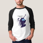 T-shirt Customisez votre propre fierté d'Ecosse Adulte Rag (Devant)