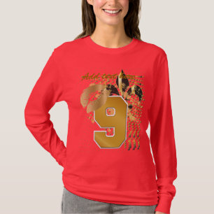 T-shirt Customisez votre texte/baiser/coeurs/fleur de lis