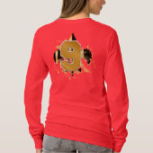 T-shirt Customisez votre texte/baiser/coeurs/fleur de lis (Dos)