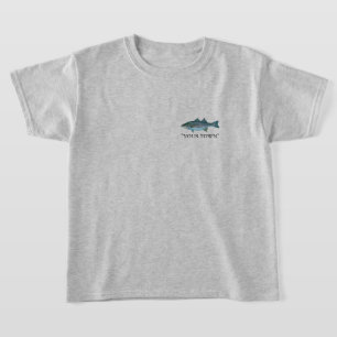 T-shirt CUSTOMISEZ votre ville ou votre nom PÊCHE Basse r