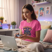 T-shirt Customizable Arcade Master Retro Gamer