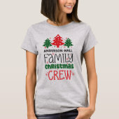 T-shirt Customizable Family Christmas Crew (Devant)
