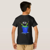 T-shirt Customizable "Holi Hai" Vibrant tee for Kid Boys (Dos entier)