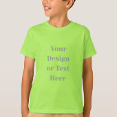 T-shirt Customizable Your Design or Text Here Personalized (Devant)