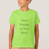 T-shirt Customizable Your Design or Text Here Personalized (Devant)