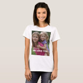 T-shirt Customized with 2 and text (Devant entier)