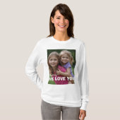 T-shirt Customized with 2 and text (Devant entier)