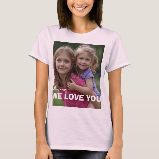T-shirt Customized with 2 and text (Devant)